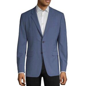 NEW $545 Theory Chambers Sport Coat!  44 Long  Iris Blue  Slim Fit  Stretch Wool